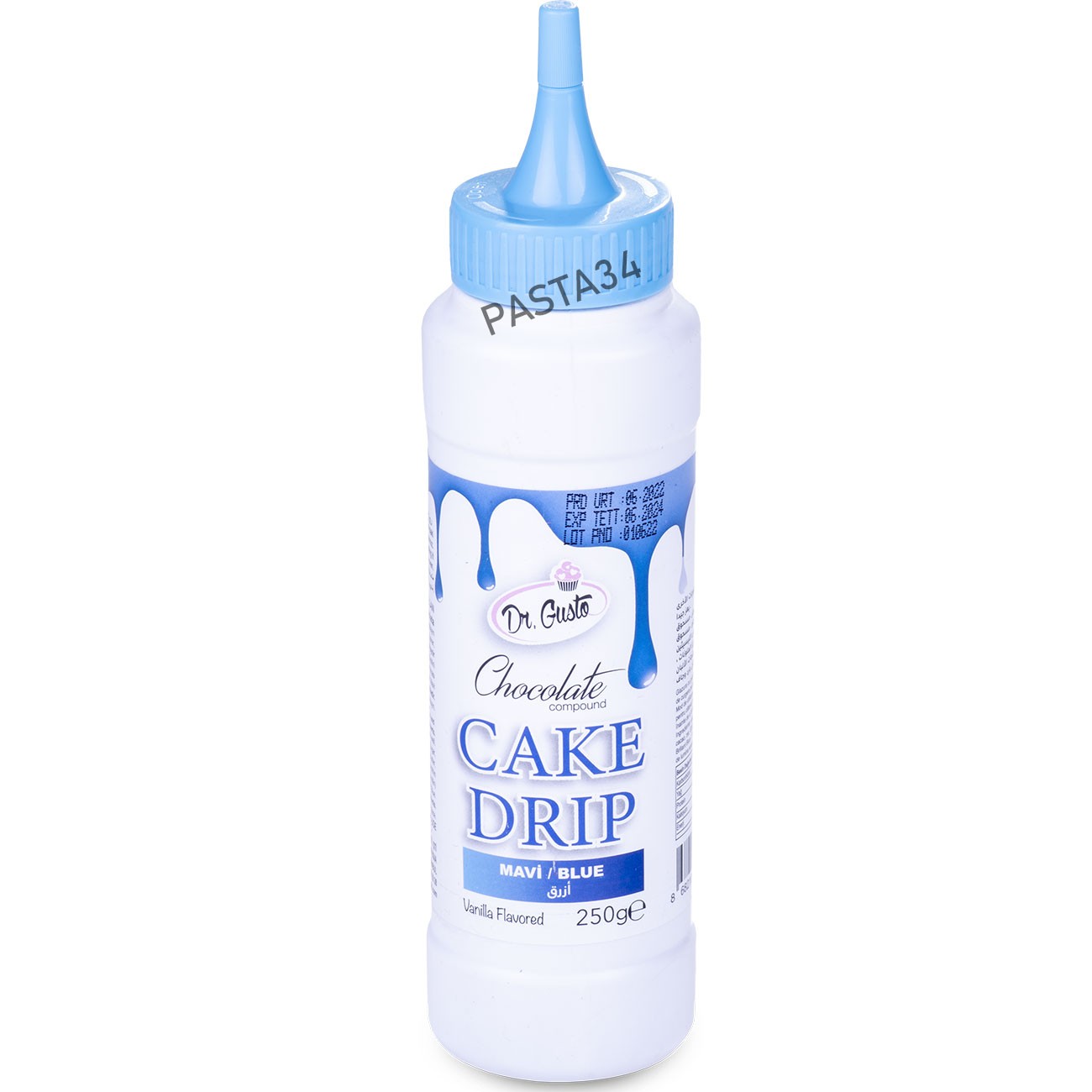 Dr Gusto Cake Drip Eritmelik Dekor Çikolata 250 Gr