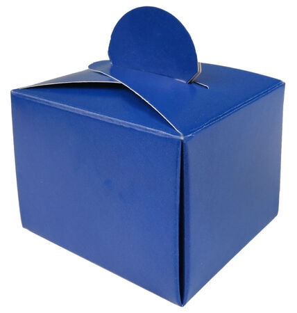 Lokumluk Kare Kutu 25'li 4.5x5.5 Cm - Lacivert
