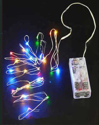 Led Işık Pilli 3 MT 3 Fonksiyon Rengarenk