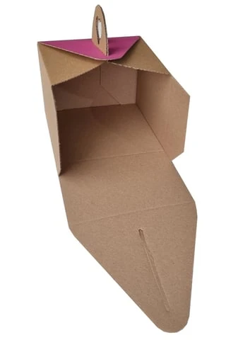 Pasta Kutusu Pembe Kraft 15x15x11 Cm