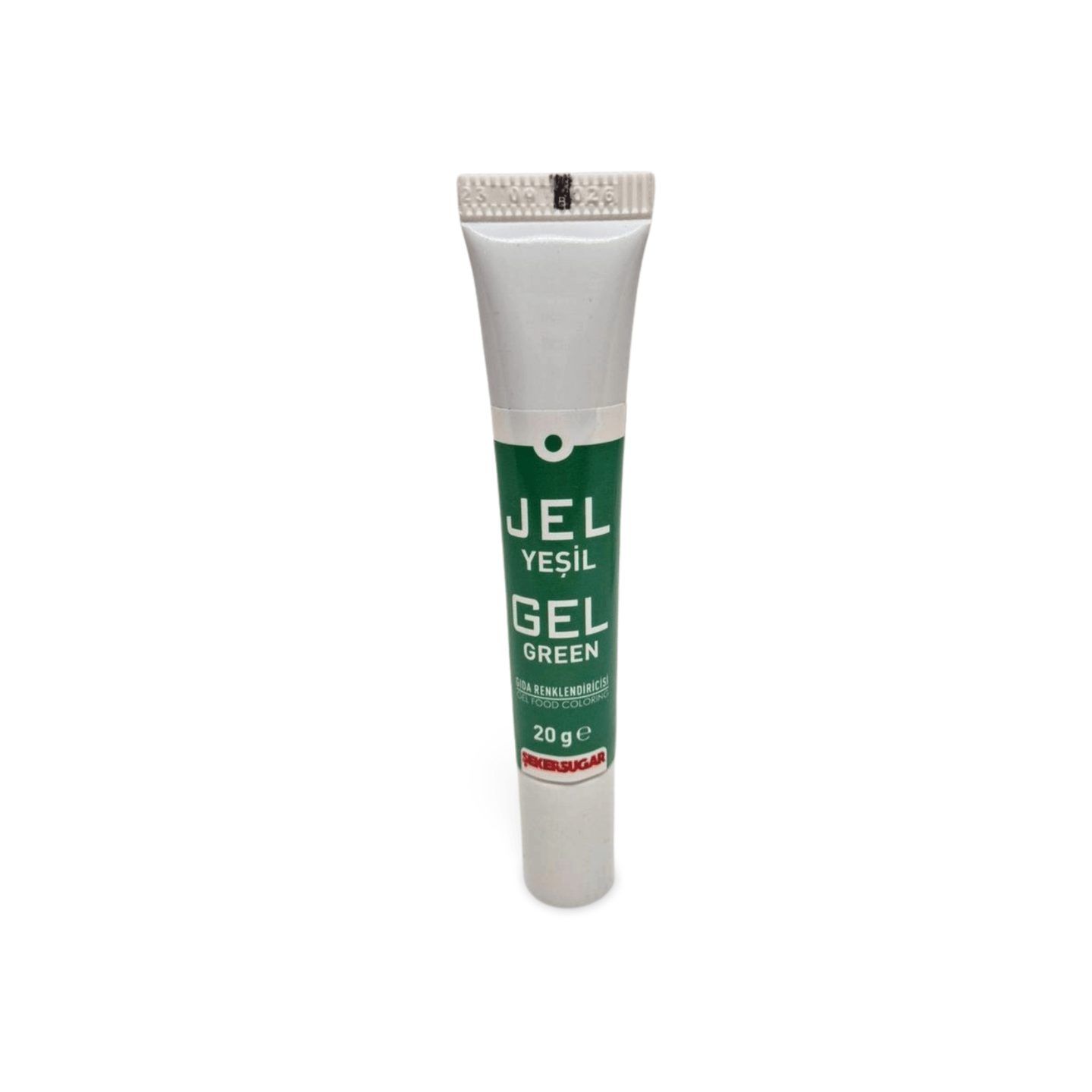 Şeker & Sugar Jel Gıda Boyası Tüp 20 Gr - Yeşil