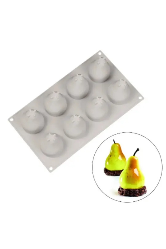 Silikon Kalıp 8'li Armut