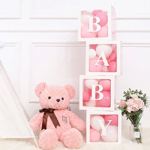 Baby Kutu Üstü Harf Seti Beyaz