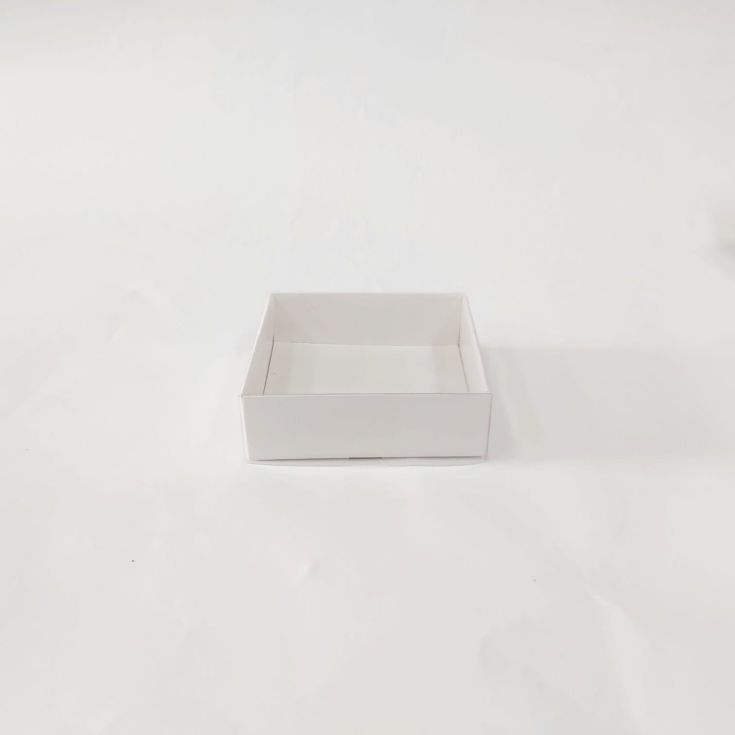 Asetat Kutu 9x9x3 Cm  - Beyaz