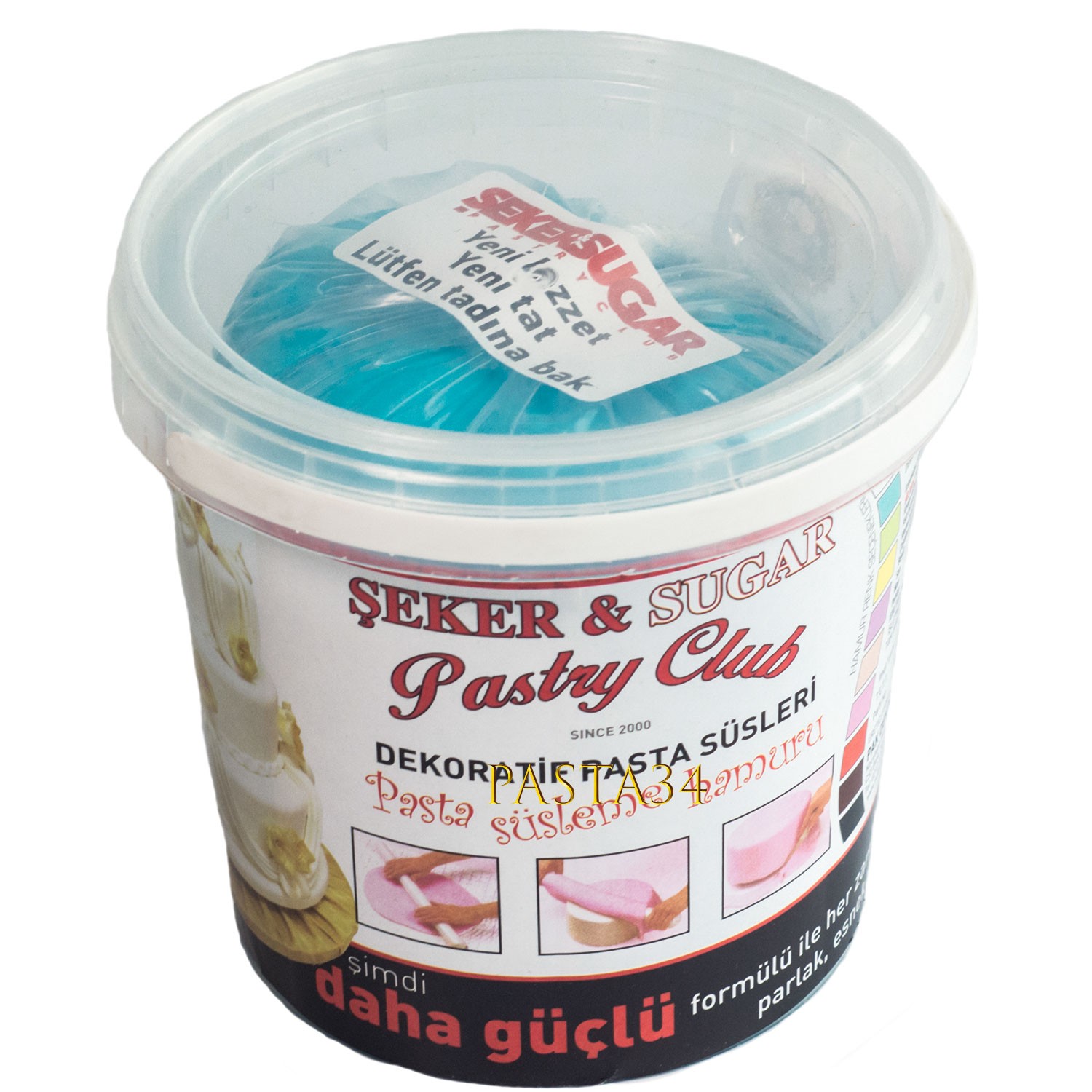 Şeker & Sugar Şeker Hamuru 500 Gr - Mavi