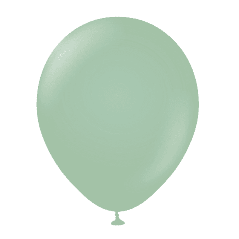 Pastel Büyük Balon 5'li - Kış Yeşili