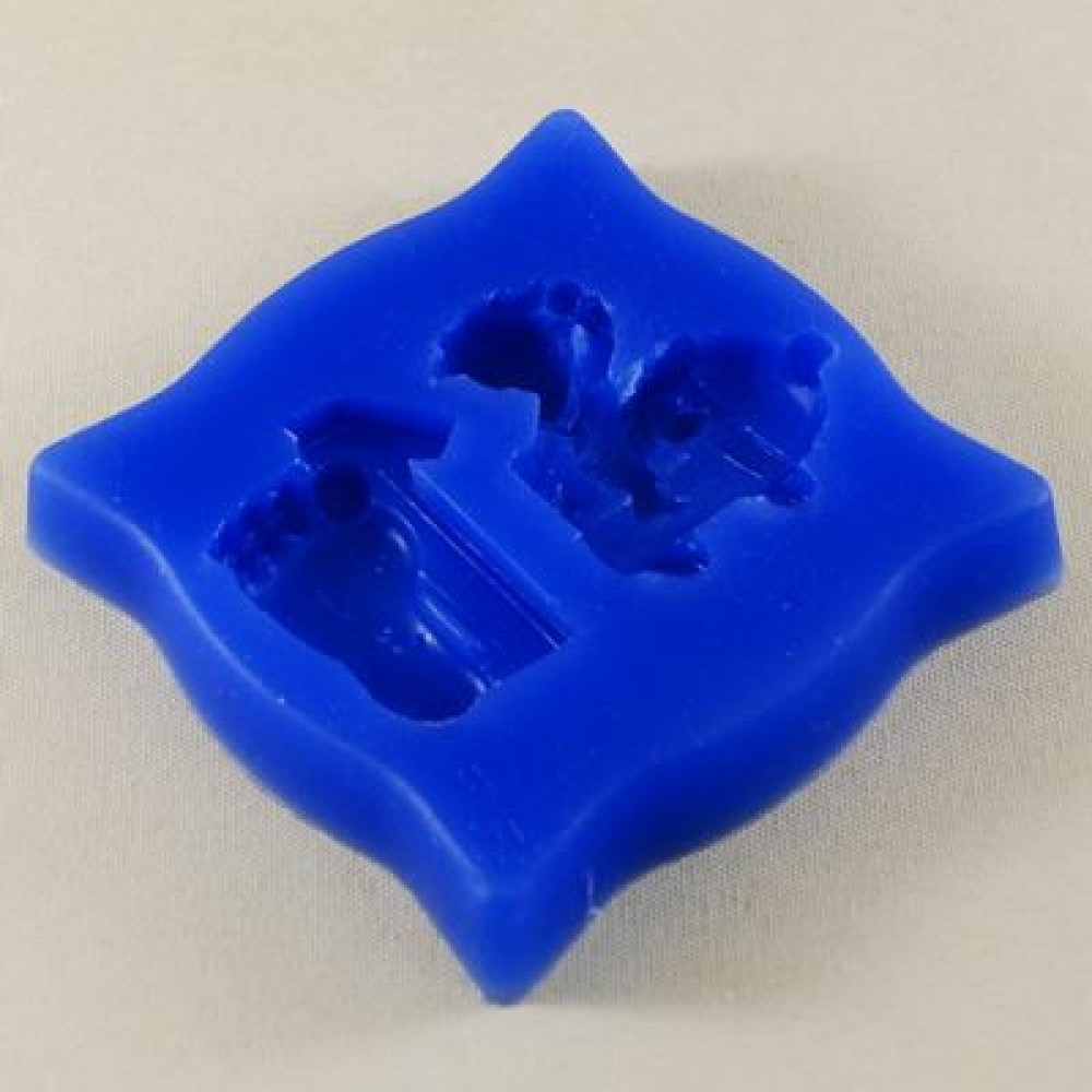 1 Yaş Ayak Bebek Silikon Kalıp 7x7,5 Cm