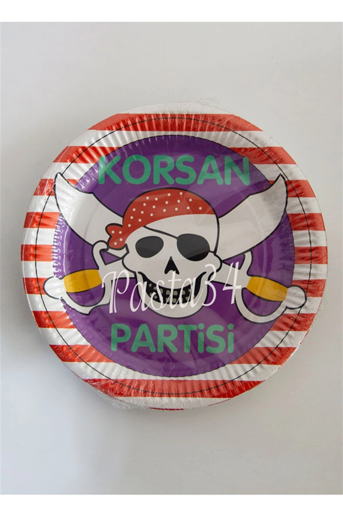 Korsan Partisi Parti Tabağı 8'li