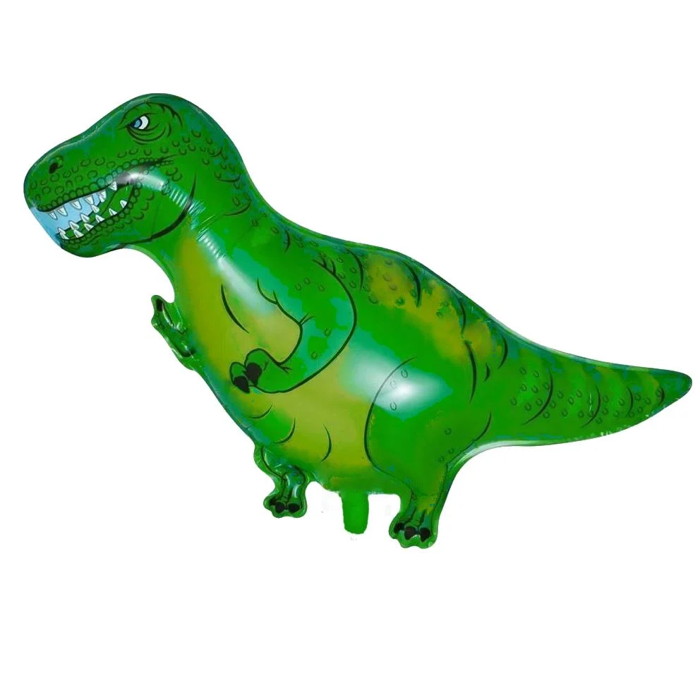 T-rex Jurassic Yeşil Dinazor Folyo Balon 104x77 cm