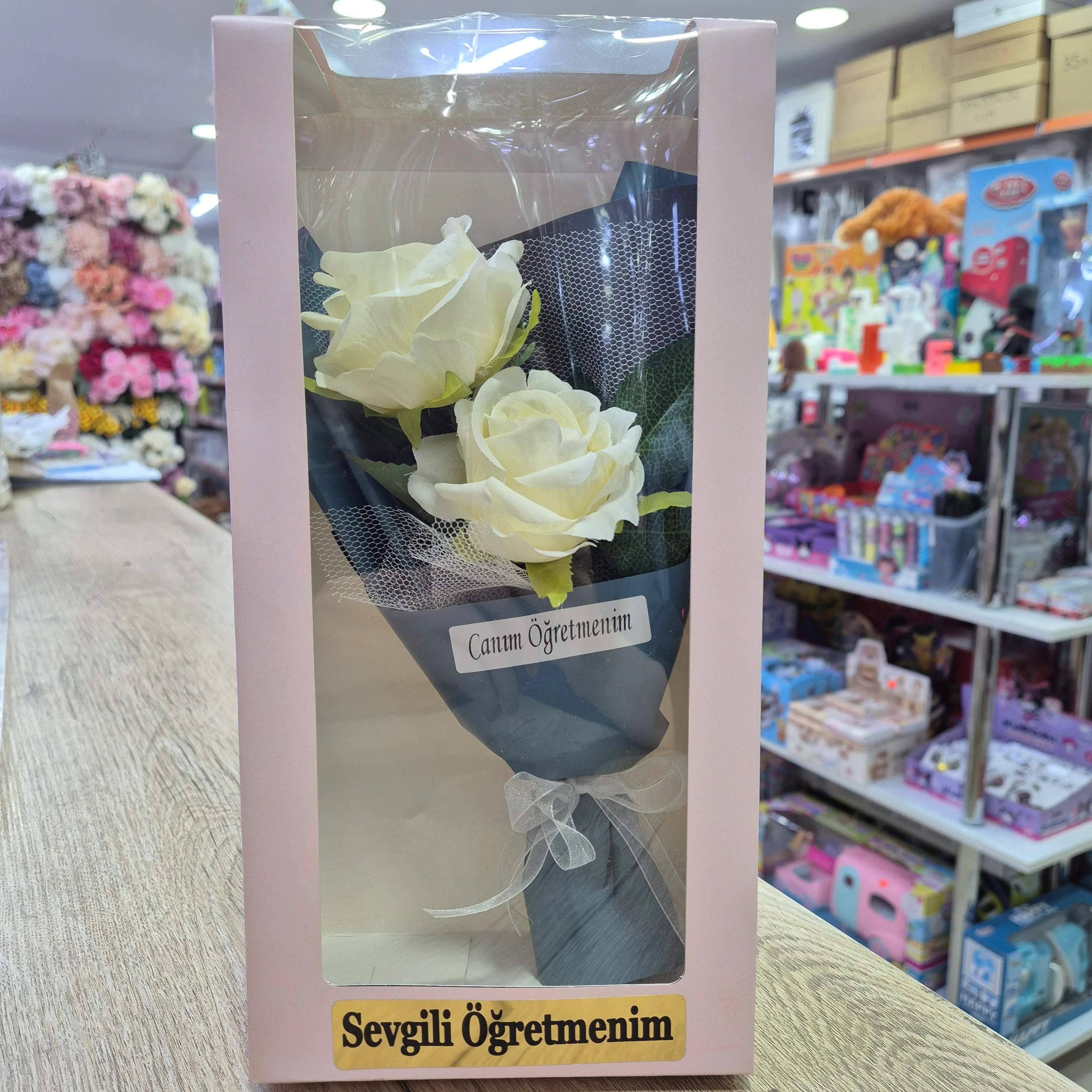 Öğretmenler Günü Kutulu Gül 