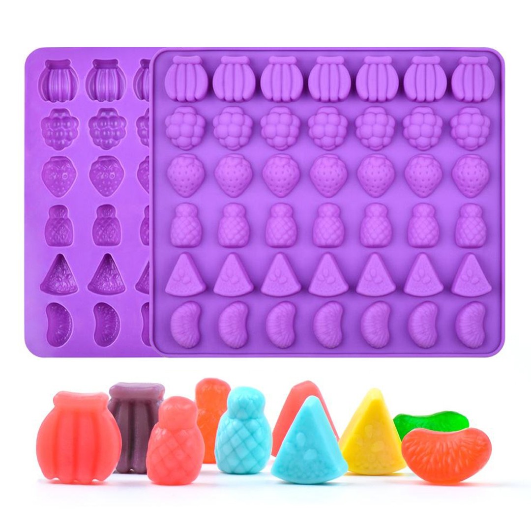 Jelibon Kalıbı Mini Meyveler Silikon Kalıbı