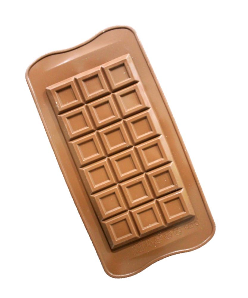Silikon Çikolata Kalıbı Kareli Tablet
