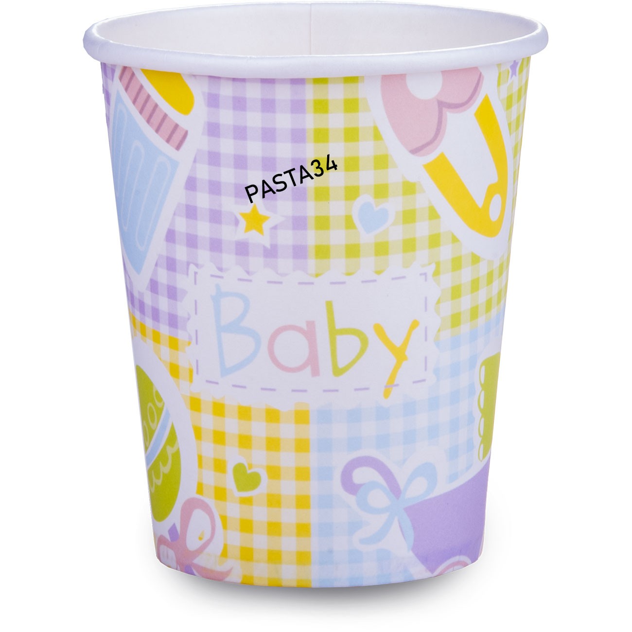 Baby Pastel Karton Bardak 8'li
