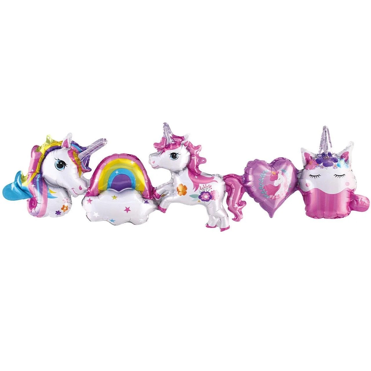 Folyo Balon Sıralı Unicorn