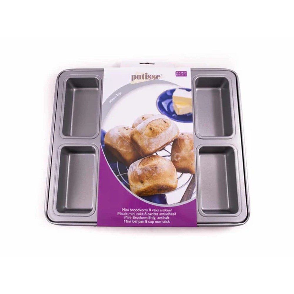 Patisse 8'li Mini Ekmek Ve Kek Kalıbı