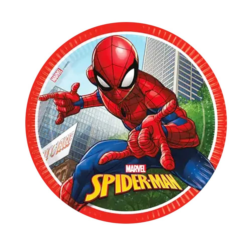 Spiderman Parti Tabağı 8'li