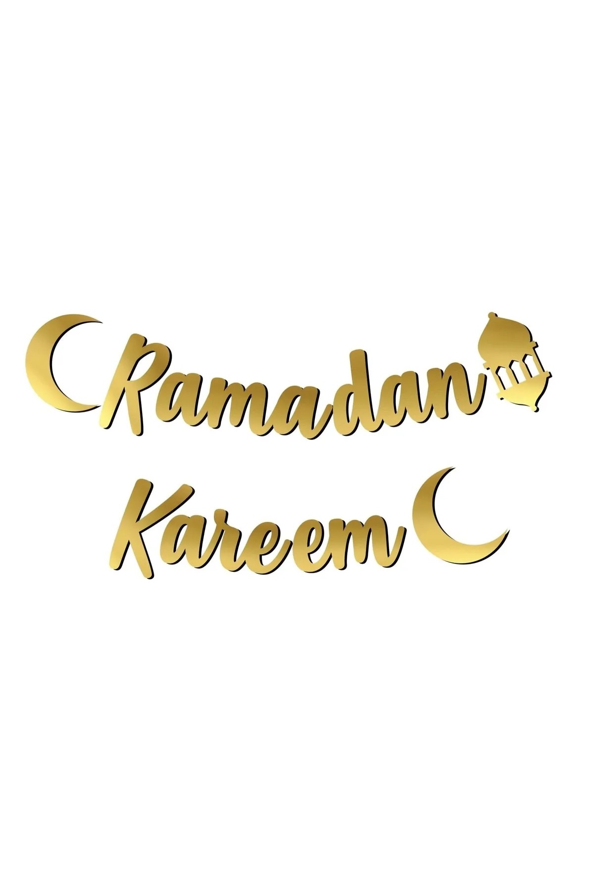 Ramadan Kareem Banner Yazı