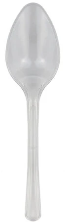 Tatlı Kaşığı Şeffaf Lüks 25'li