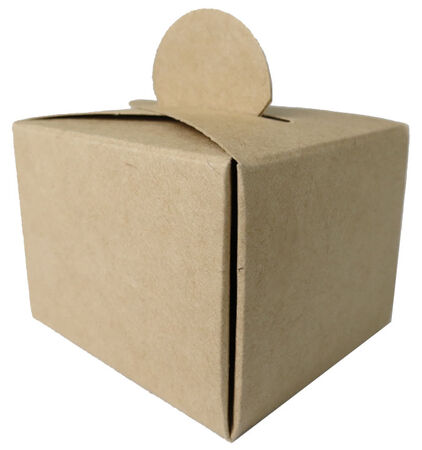 Lokumluk Kare Kutu 25'li 4.5x5.5 Cm - Kraft Naturel