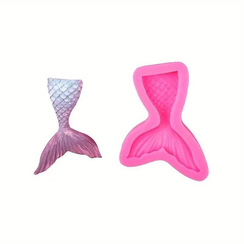 Deniz Kızı Kuyruğu Silikon Kalıp 11 Cm 36L