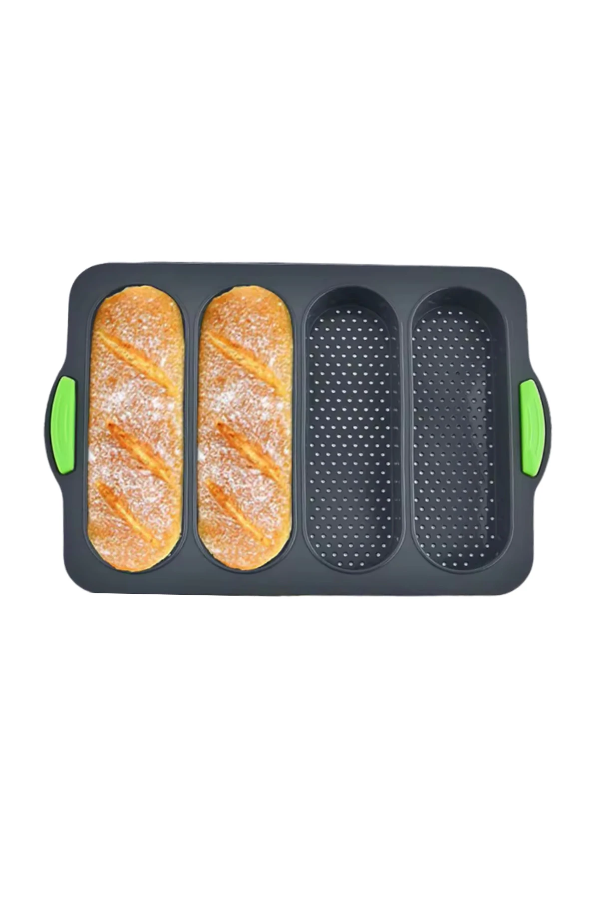 4'lü Silikon Delikli Baton Tepsi