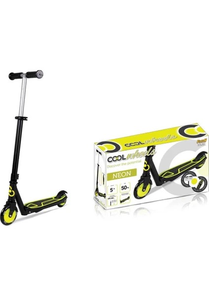 Cool Wheels 5+ Neon Scooter - Yeşil