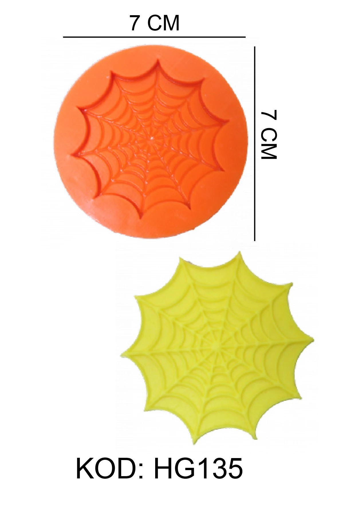 Silikon Kalıp Örümcek Ağı HG135
