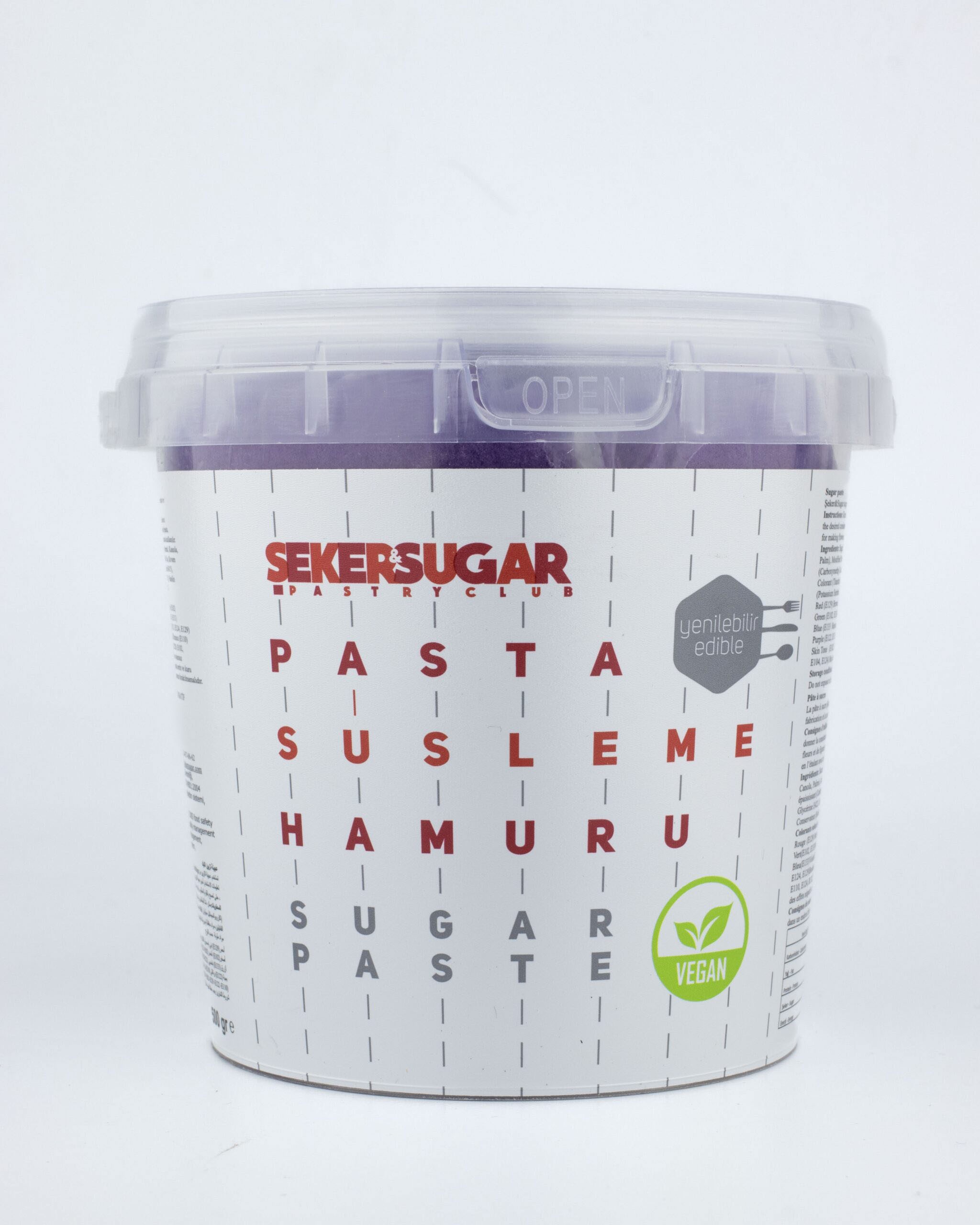 Şeker & Sugar Şeker Hamuru 500 Gr - Mor