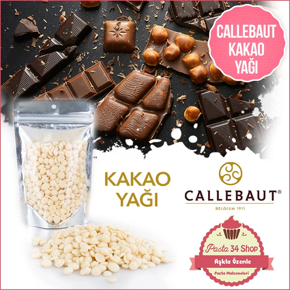 Callebaut Kakao Yağı 250 Gr