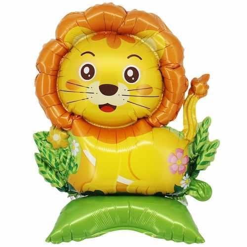 Ayaklı Aslan Folyo Balon  41x58 cm