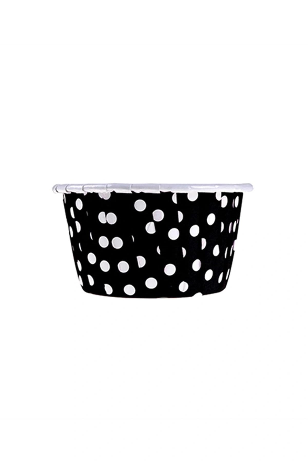 50'li Cupcake Kapsül 50X39 Puantiyeli Siyah