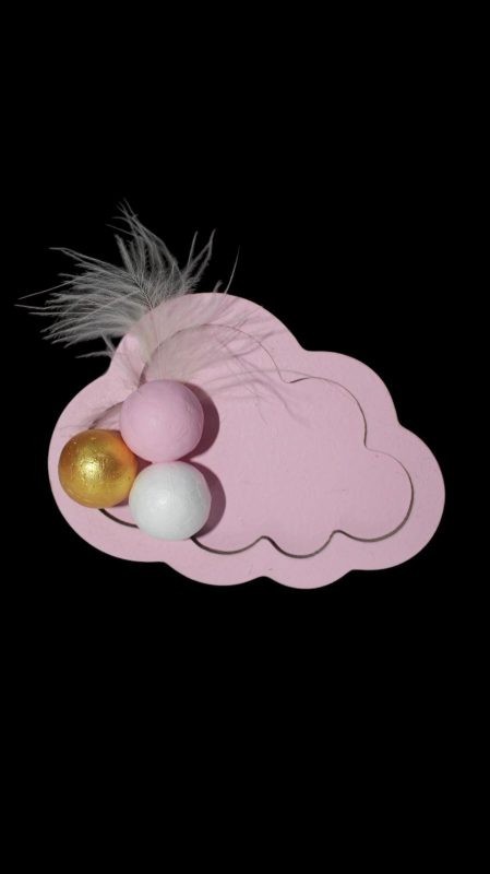 Magnet Hediyelik Süs Bulut - Pembe