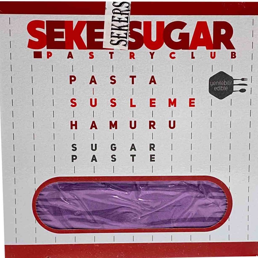 Şeker & Sugar Şeker Hamuru 1 Kg - Mor