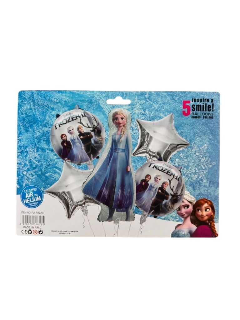 Frozen Folyo Balon Gümüş 5'li Set