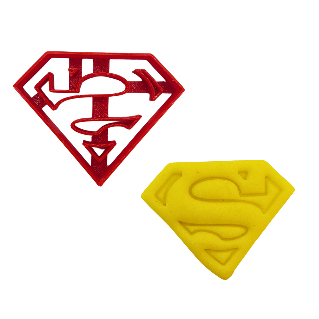 Özel Seri Kurabiye Kalıbı Superman Logo