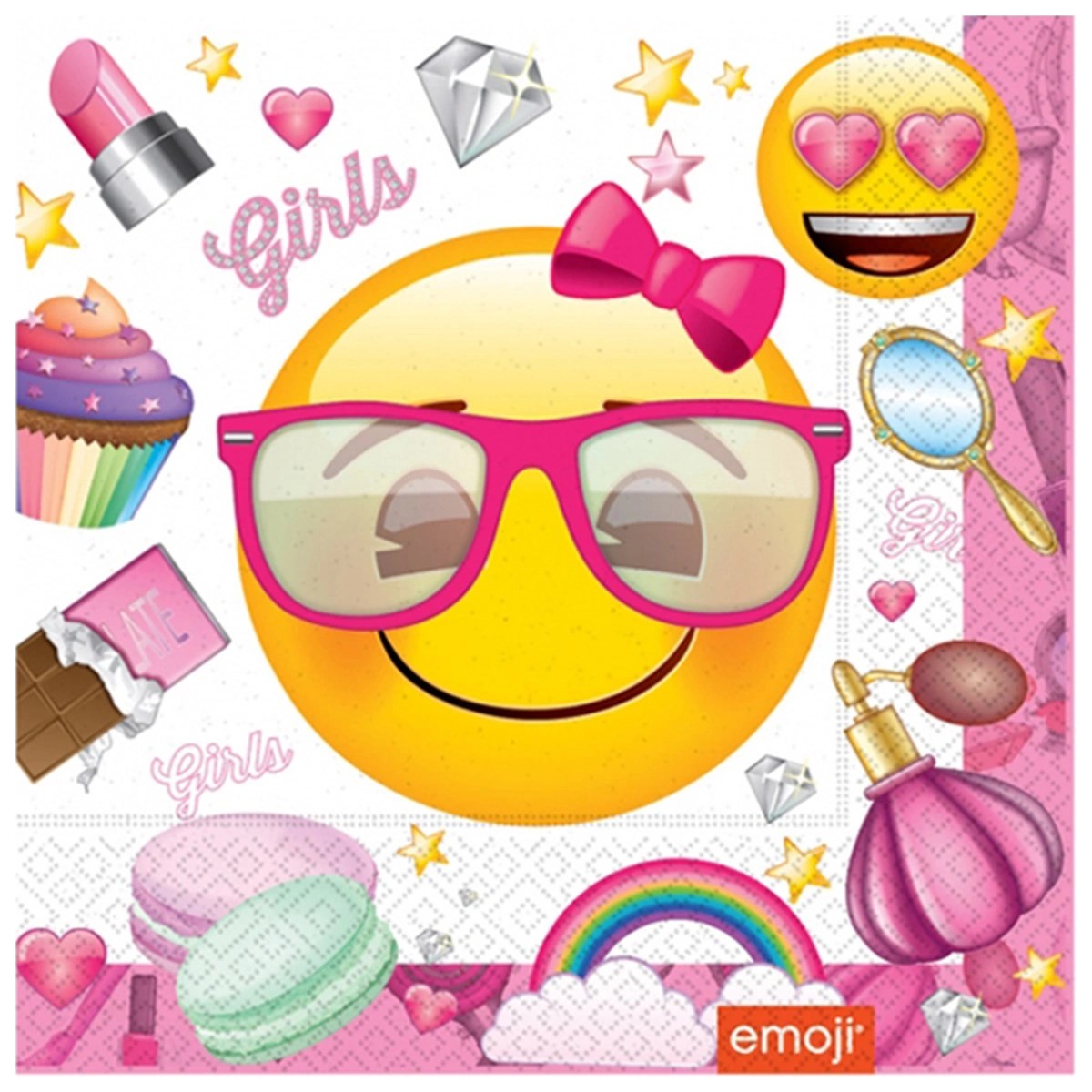 Peçete Süslü Emoji 20'li