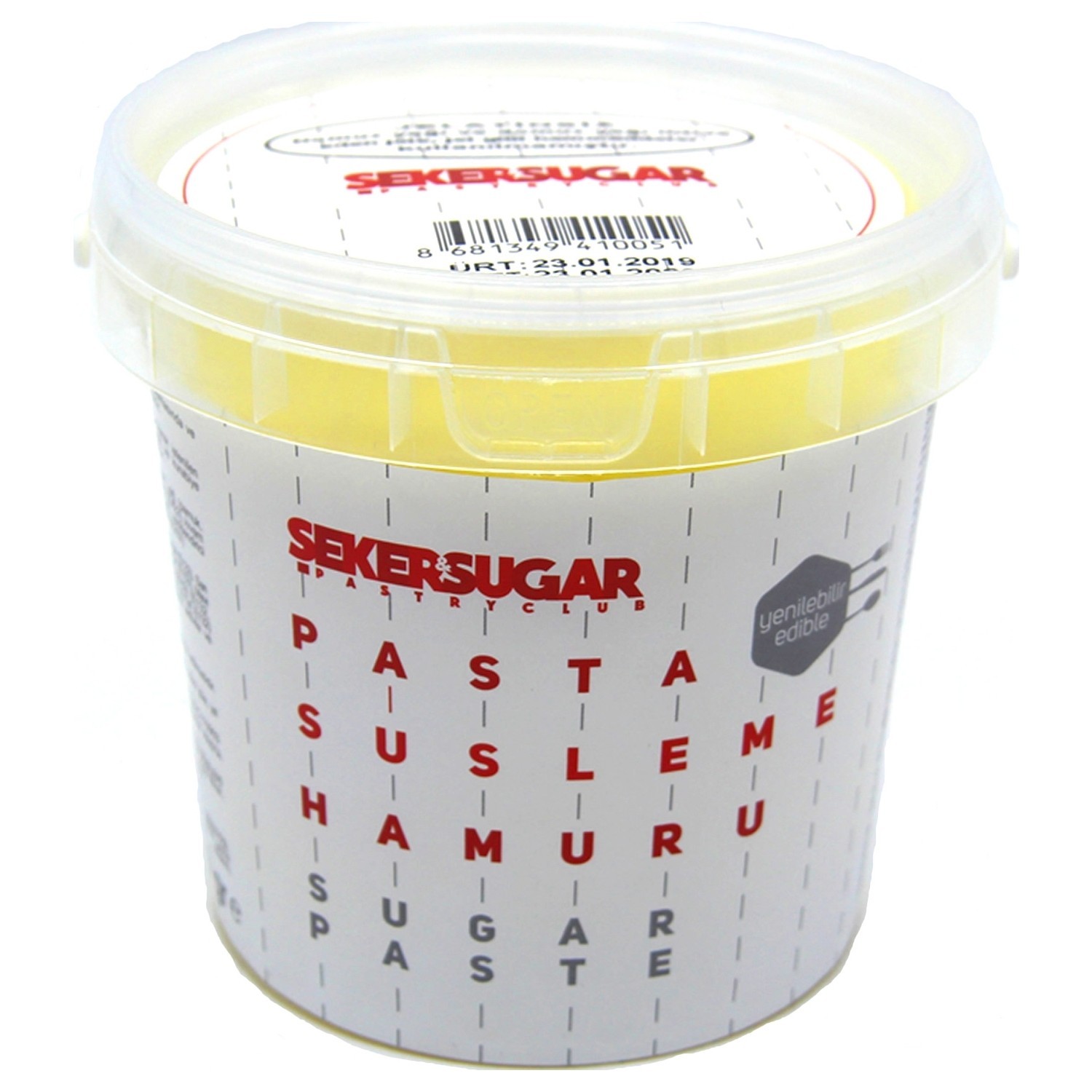 Şeker & Sugar Şeker Hamuru 1 Kg - Sarı