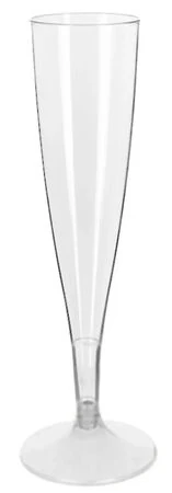 Kadeh Akrilik Uzun 120 CC Şeffaf