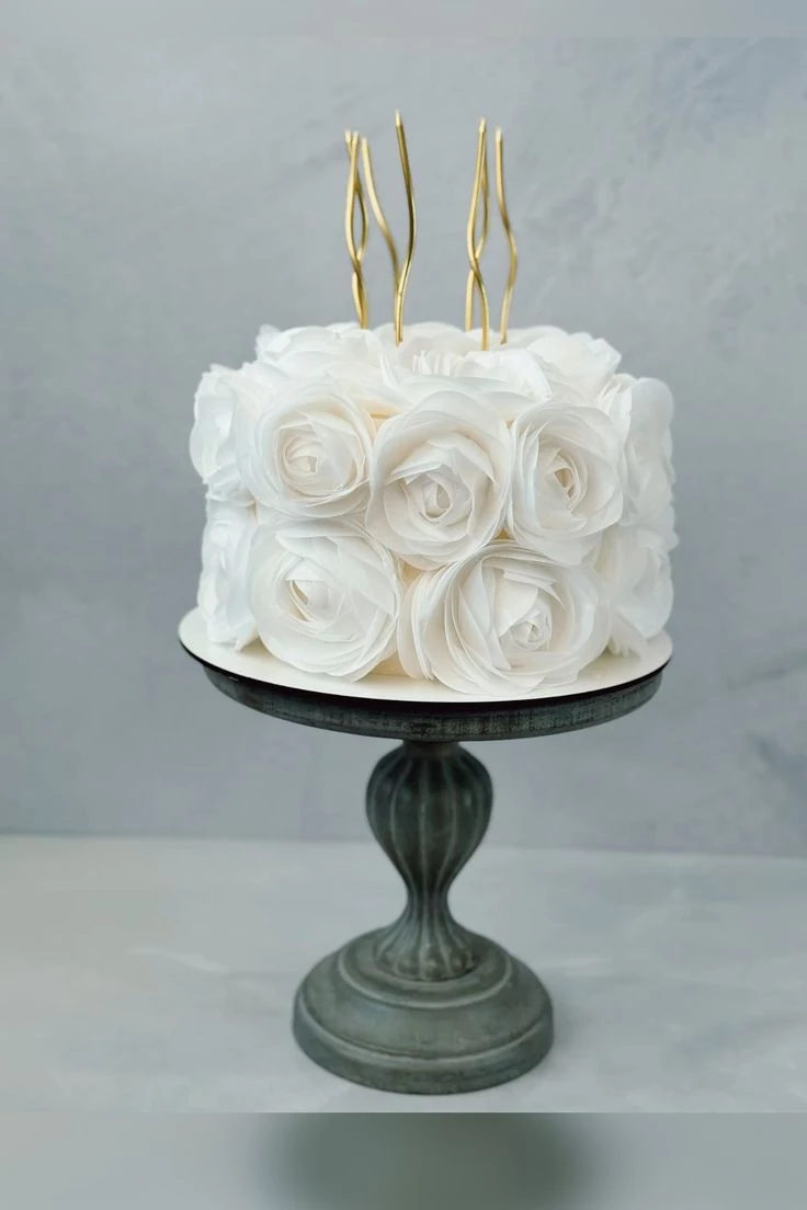 Yenilebilir Çiçek Tane Büyük Boy Kutulu Beyaz 