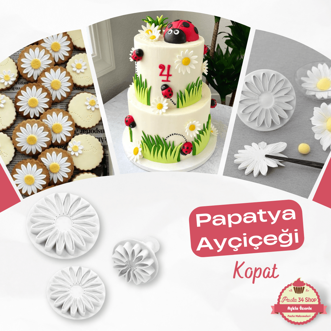 3'lü Orta Boy Kopat Ayçiçeği Papatya 981