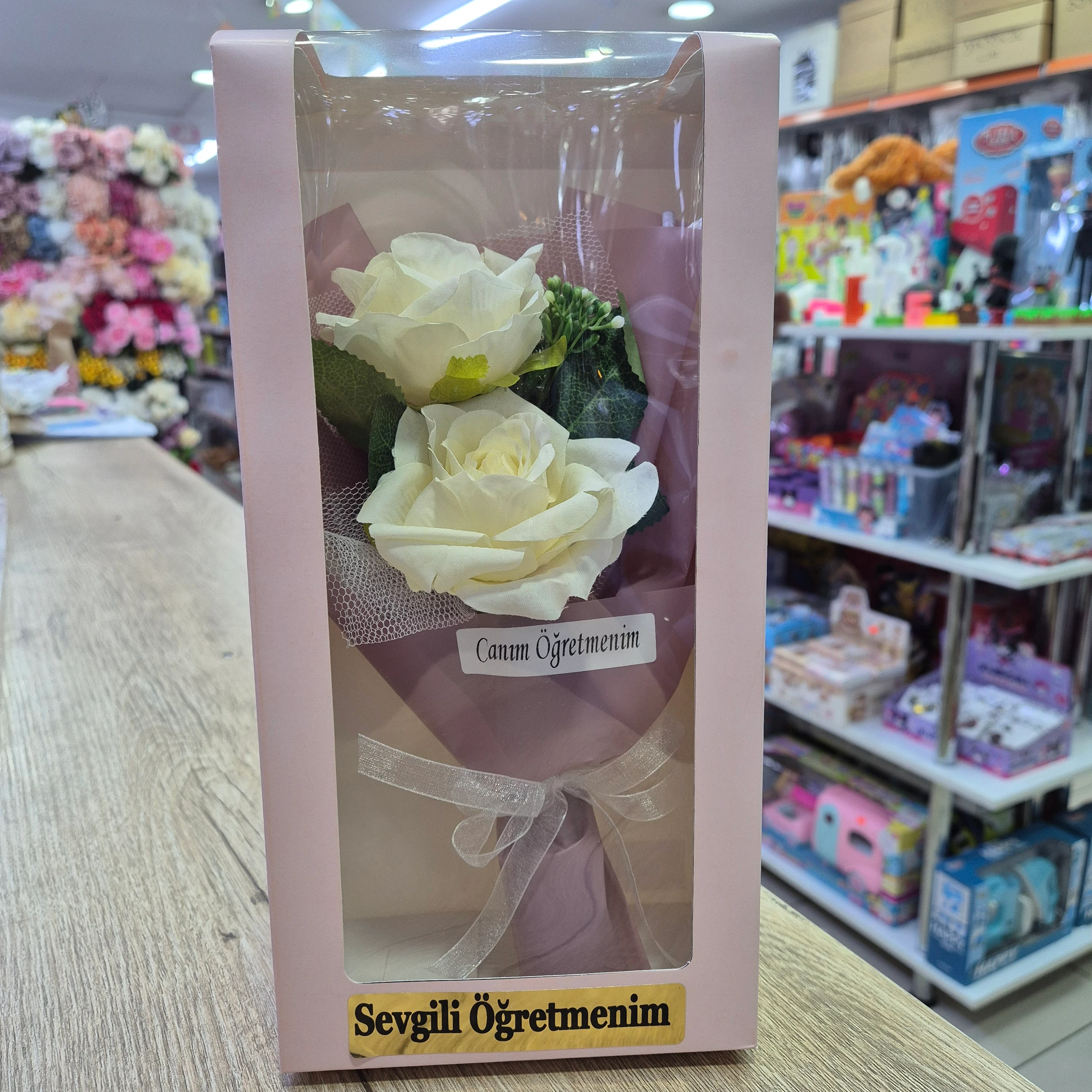 Öğretmenler Günü Kutulu Gül 