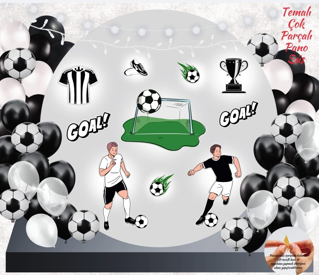 Çok Amaçlı Karakter Pano Sticker  - Beşiktaş