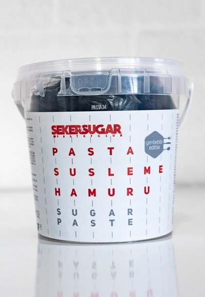 Şeker & Sugar Şeker Hamuru 500 Gr - Siyah