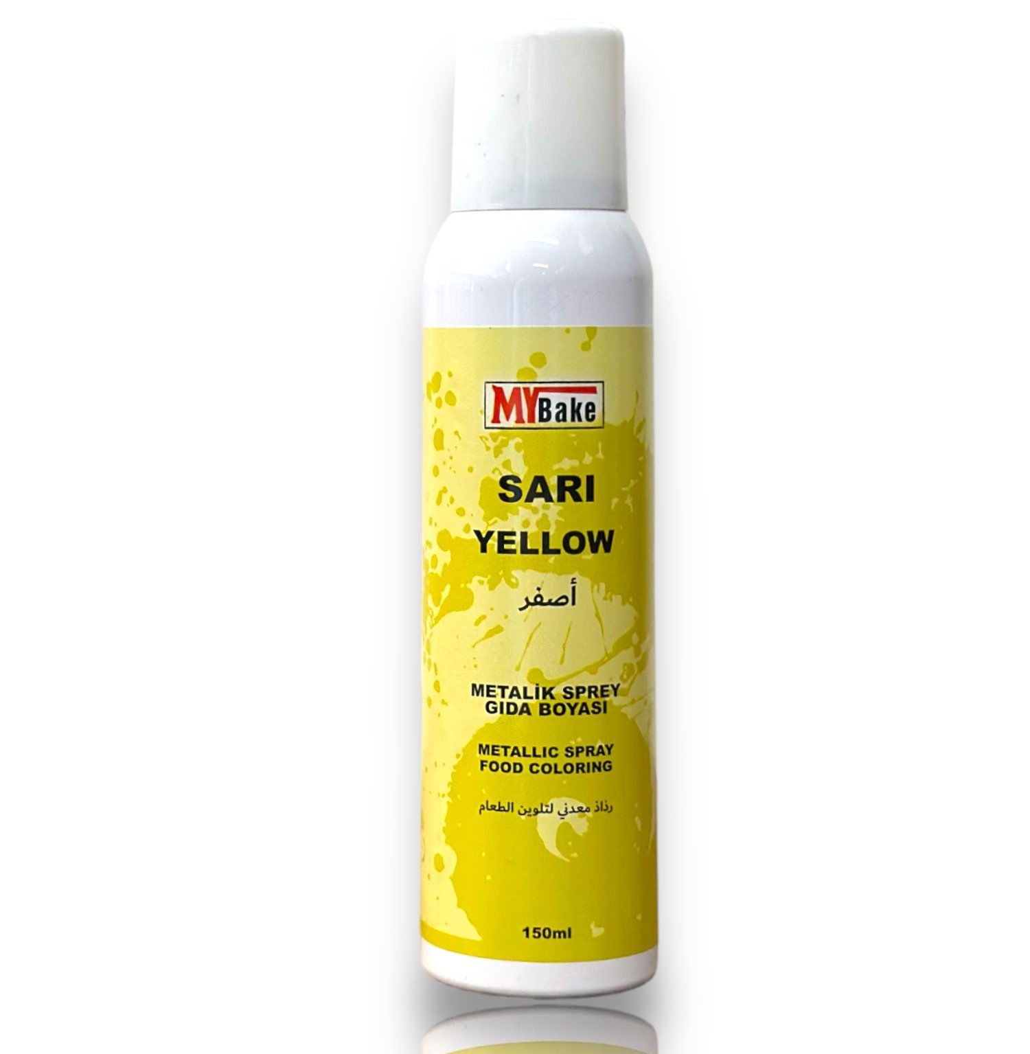 My Bake Metalik Sprey Boya 150 ML - Sarı