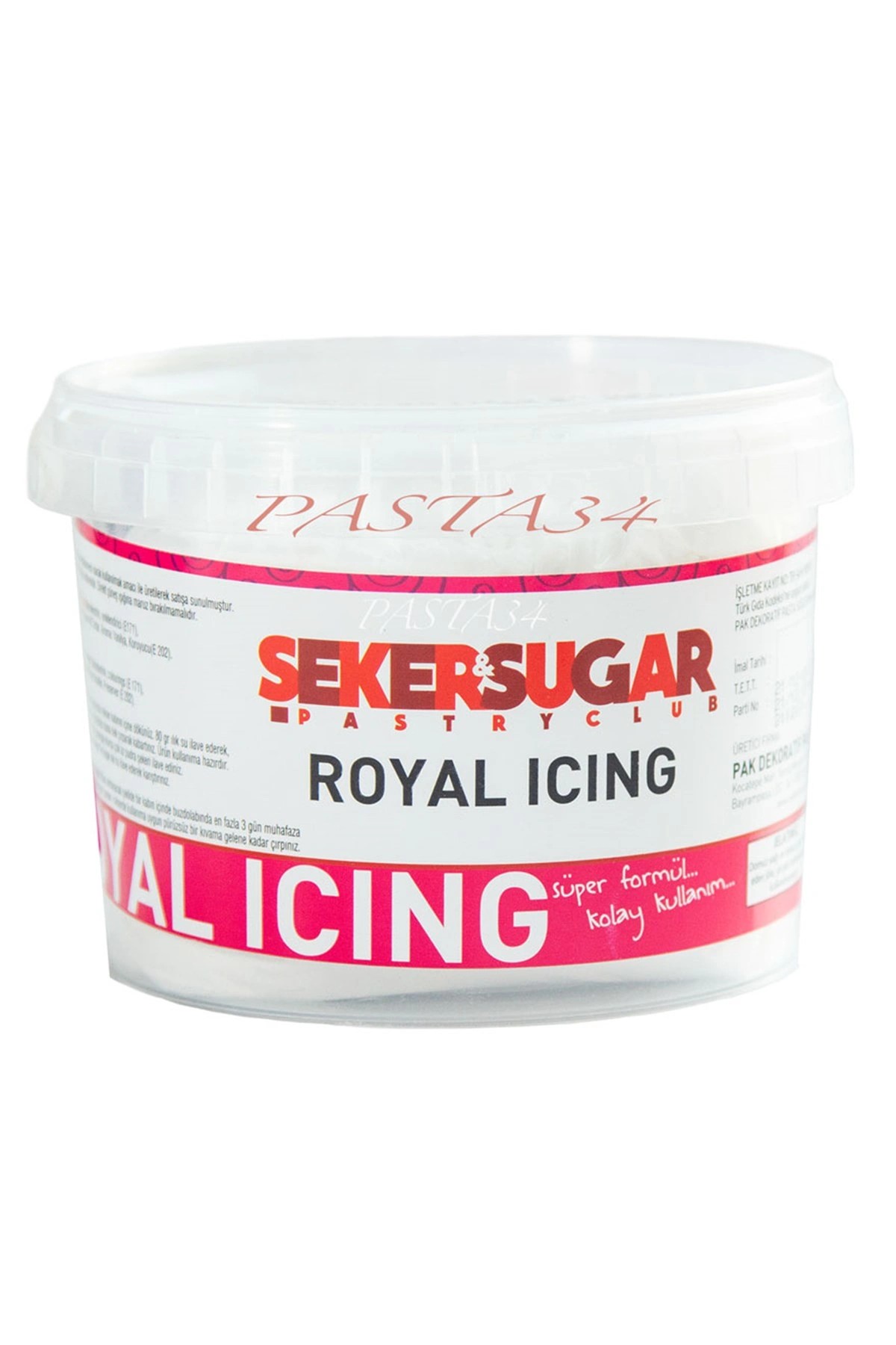 Şeker & Sugar Royal İcing 500 Gr