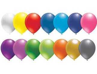 Balon Pastel Renk Küçük Boy 10'lu - Karışık