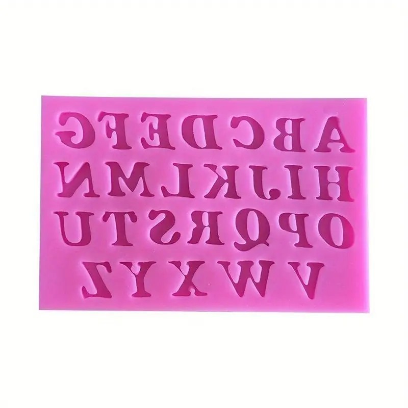 Alfabe Silikon Kalıp Mini 744
