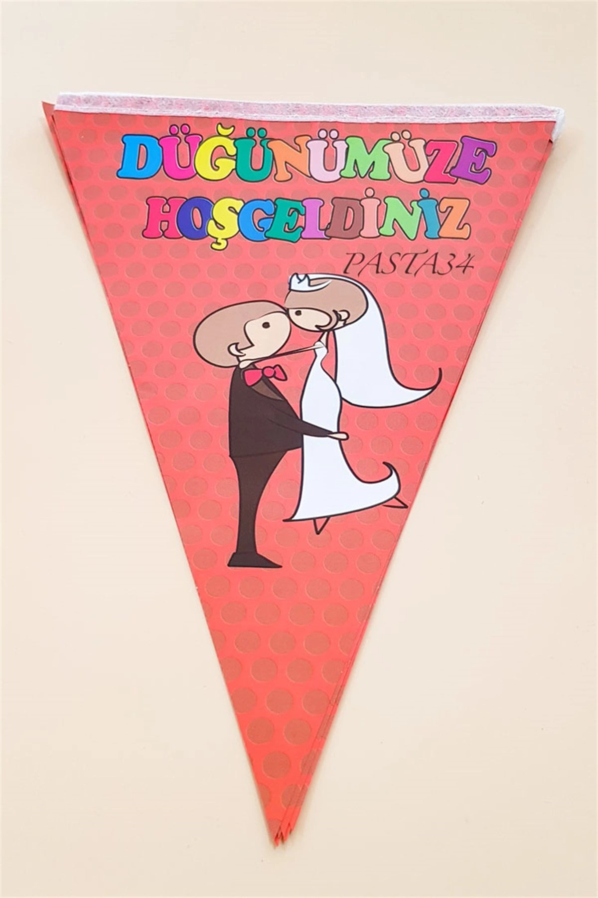 Üçgen Flama Düğünümüze Hoşgeldiniz