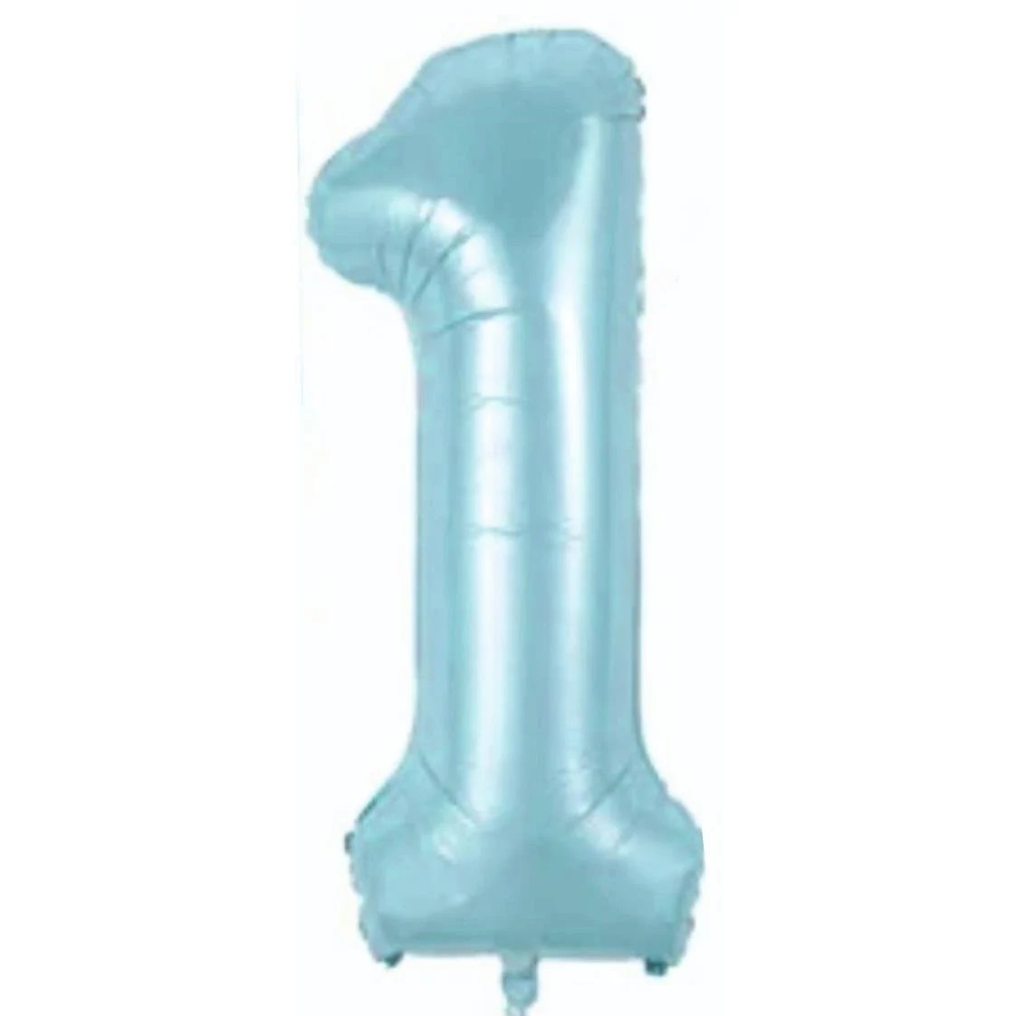 Folyo Balon 1 Rakamı Mavi 76 Cm 34 inç