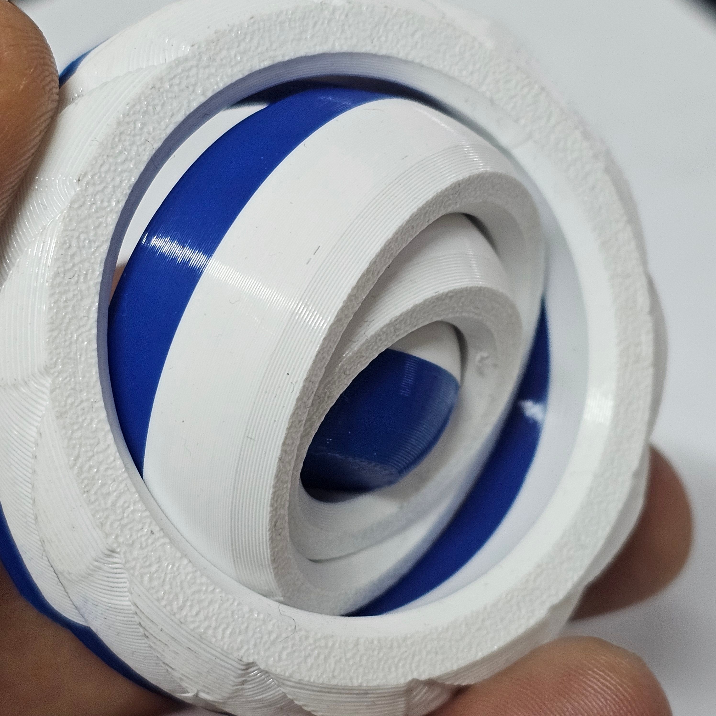 JiroskopTekerleği Hareketli Stres Atıcı Oyuncak Figür 5,5 Cm İki Renkli